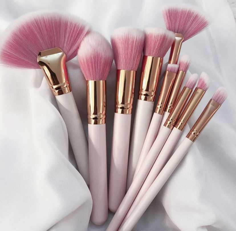 Set de Brochas para maquillaje x10pc buena calidad