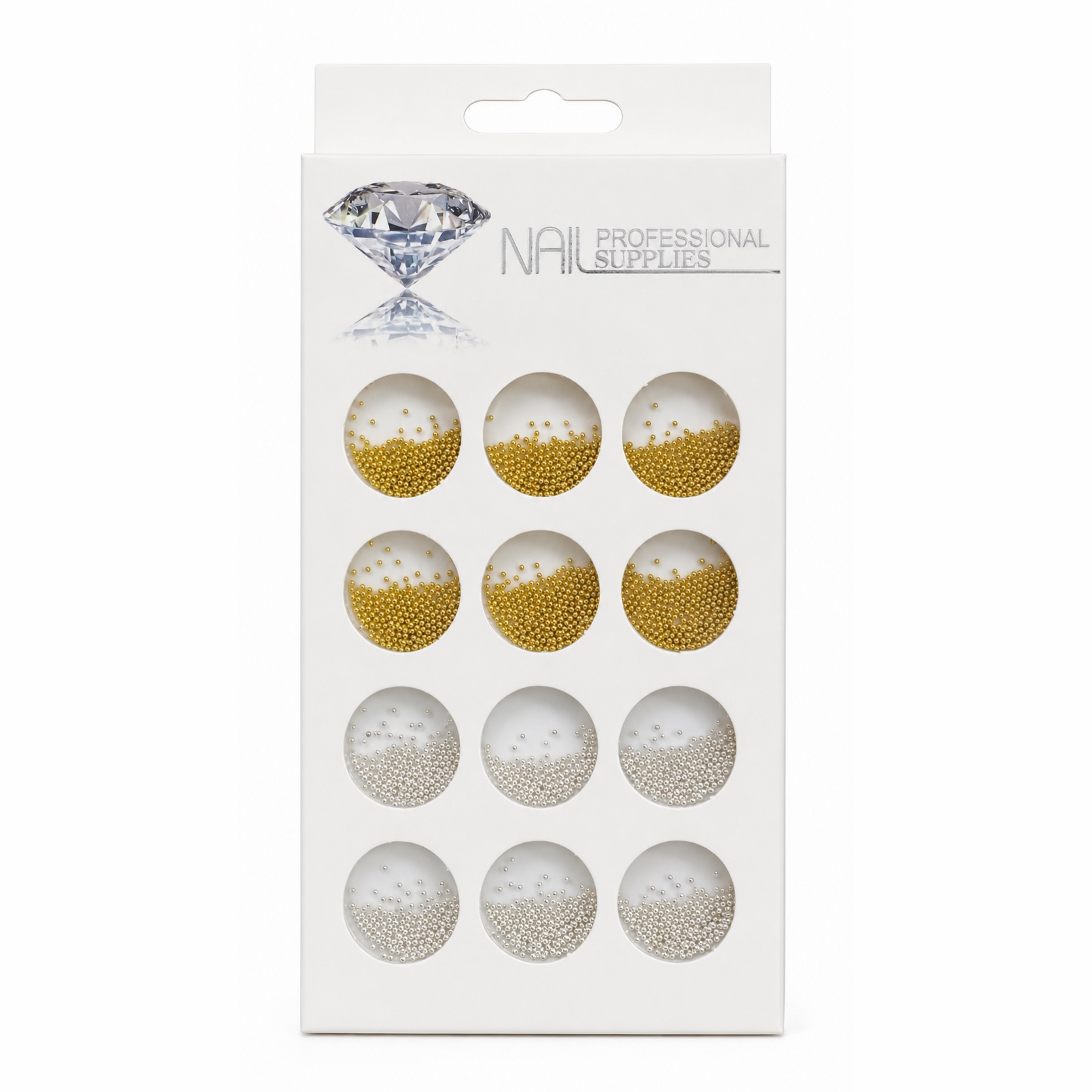 Blister Deco Uñas Caviar mixto colores