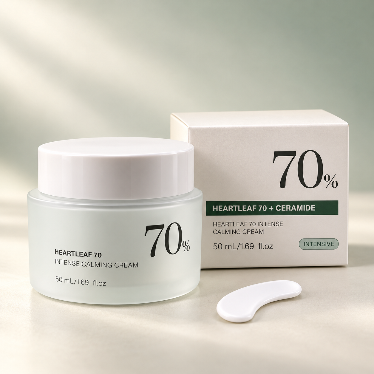 Crema facial hidratante calmante con Heartleaf y Ceramidas 50ml #JUN-JY31 /77137
